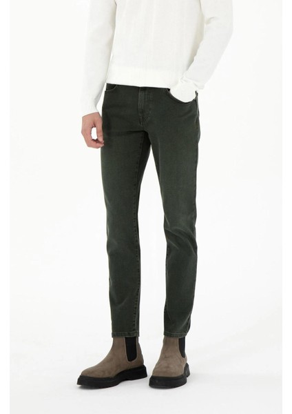 Captiva Regular Fit Likralı Erkek Örme Jean PANTOLON-6932