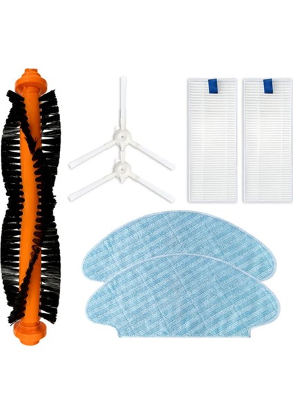 Tefal X-Plorer 45 / Rg8275wh Silindir Yan Fırça Hepa Filtre Mop Rag Robot Süpürge Aksesuar Yedek Parça (Yurt Dışından)