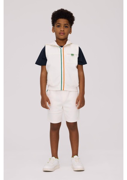 Bg Store Erkek Çocuk Ekru Yelek