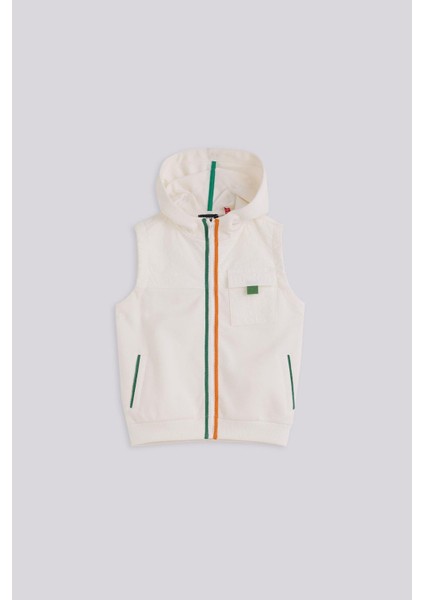 Bg Store Erkek Çocuk Ekru Yelek