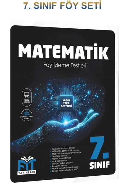 7. Sınıf Föy Seti | Türkçe, Matematik, Fen, Ingilizce, Sosyal Bilgiler Deneme Seti Kitapları