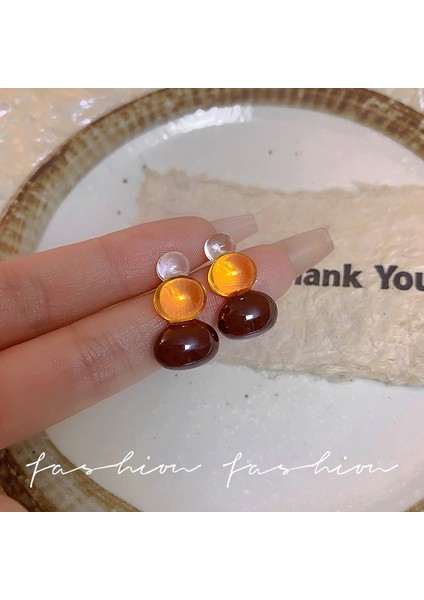 S925 Gümüş Iğne Retro Fransız Inci Küpeleri, Üst Düzey, Çok Yönlü, Basit ve Kişiselleştirilmiş Küpeler (Yurt Dışından)