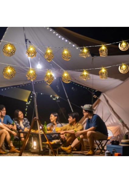 280 cm LED Işıklı 10'li Ramazan Temalı Işık Zinciri Dekoratif Fişli Aydınlatma Ev Dekorasyonu Süsleme Salon Oda Merdiven Balkon Süslemeleri Için Ramazan Temalı Özel Aydınlatma fiyatları