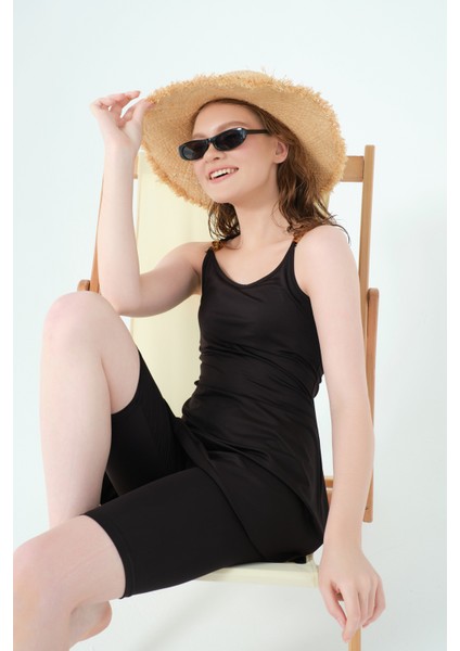 Leo Ipli Yarı Kapalı Mayo