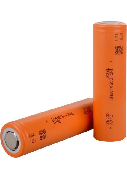 INR18650-35HE - 3.7V 3500 Mah Li-Ion Şarjlı Pil - 10A