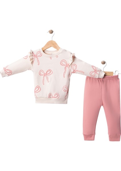 Kız Bebek Brodeli Fiyonklu Takım fiyatları