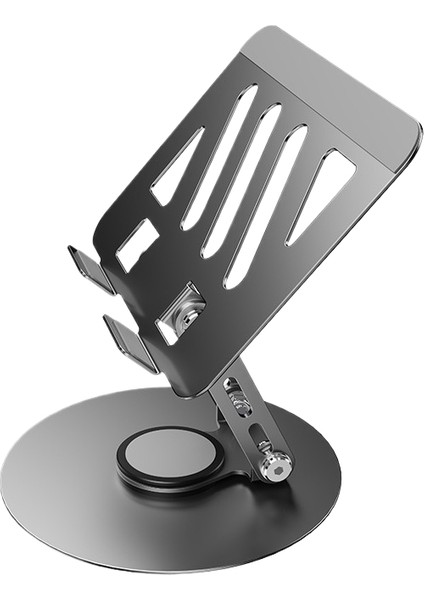 Tablet Standı 360° Kaldırma Döndürme Katlanır Taşınabilir Yükseltme Metal Stand (Yurt Dışından)