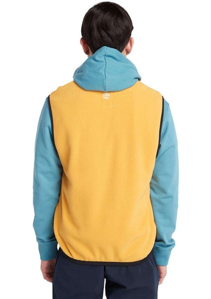 Erkek Sarı Timberland Outdoor Archive Re-Issue Vest With Polar Sarı Erkek Yelek