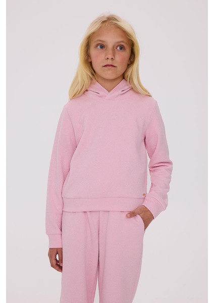 Bg Store Kız Çocuk Pembe Sweatshirt