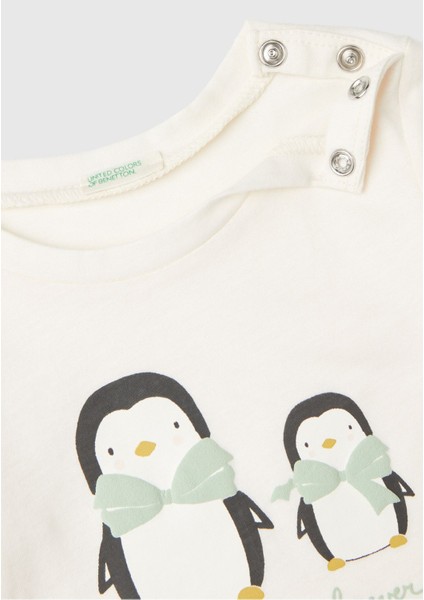 Bebek Ekru Tişört (Model Kodu: 3ATNA105F ) modelleri