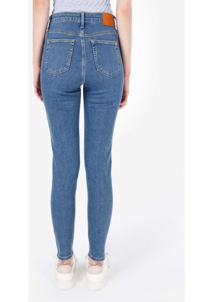 759 Lara Skinny Fit Kadın Mavi Jean Pantolon CL1068682