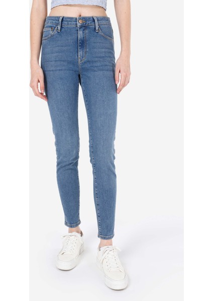 759 Lara Skinny Fit Kadın Mavi Jean Pantolon CL1068682