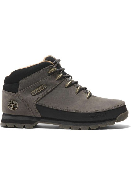 Erkek Gri Timberland Euro Sprint Mıd Lace Up Boot Gri Erkek Bot