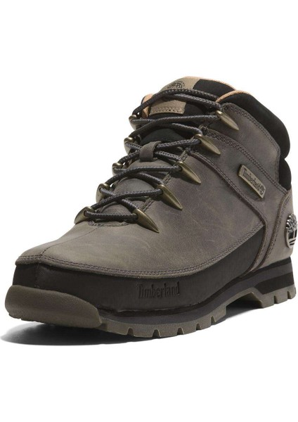 Erkek Gri Timberland Euro Sprint Mıd Lace Up Boot Gri Erkek Bot