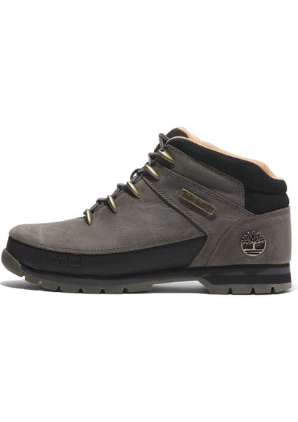 Erkek Gri Timberland Euro Sprint Mıd Lace Up Boot Gri Erkek Bot