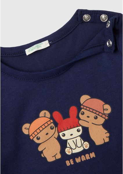 Bebek Lacivert Tişört (Model Kodu: 3ATNA105L ) modelleri