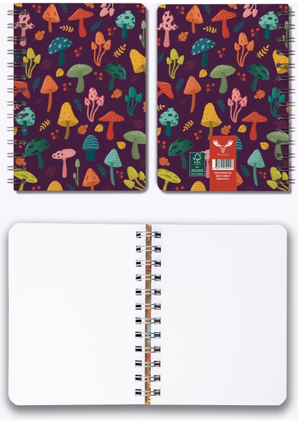 Purple Mushrooms 12X16 Fsc Mıx Credıt GFA-COC-007196 fırsatları