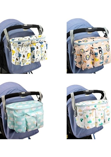 Yu Sunsky Çok Fonksiyonlu Bebek Arabası Depolama Çantası, Renk: Yeşil Kuzu (Yurt Dışından) fiyatları