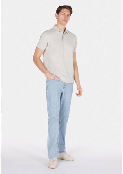 Regular Fit Polo Yaka Düz Erkek Yeşil Kısa Kol Tişört CL1073960 modelleri