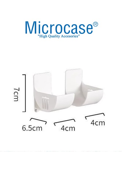 Sert Abs Plastik Çok Amaçlı Mutfak Çöp Poşeti Rulo Streç Aluminyum Folyo Tutucu Organizer Set 1 Adet - AL4989