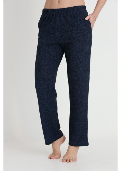 Kadın Pamuklu Devetüyü Pijama Altı Bordo 1006