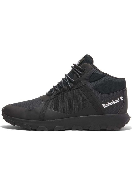 Erkek Siyah Timberland Winsor Trail Mıd Lace Up Waterproof Siyah Erkek Bot modelleri