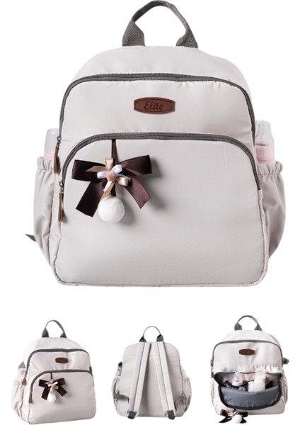 Elite Melodi Taş Rengi Bebek Bakım Çantası 421612409