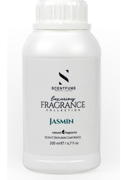 Jasmin Koku Makinesi Kartuşu, Koku Makinesi Parfümü, Aromatik Koku Kartuşu, Difüzör Esansı, İmza Koku Esansiyel Yağ