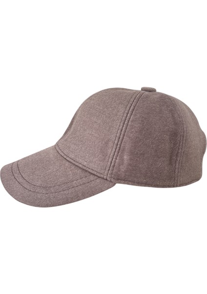 Polo Kışlık Kaşe Dokulu 6 Parça Kep - Vizon