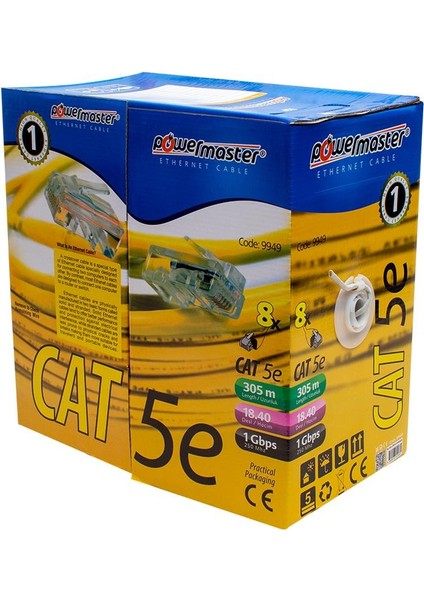 Cat5 305 Metre Ethernet Network Kablosu