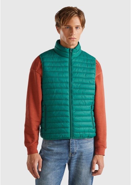 Erkek Haki Yelek (Model Kodu: 124A2BA2UJ005 )