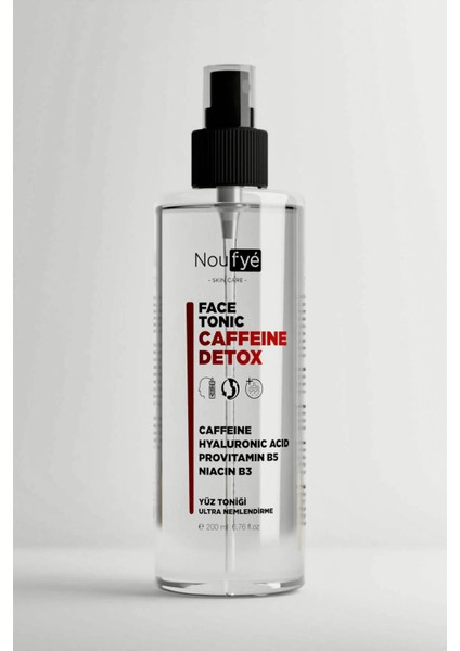 Caffeine Detox Etkili Kuru ve Hassas Ciltlere Özel Yüz Toniği 200 ml indirimleri