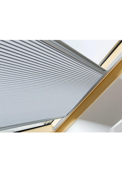 Katlanabilir Cam Balkon Plise Perdesi Gri (Vidalı - Kancalı) fiyatları