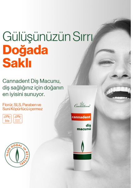 Cannadent Diş Macunu %100 Doğal Kenevir Yağı 75gr fiyatları