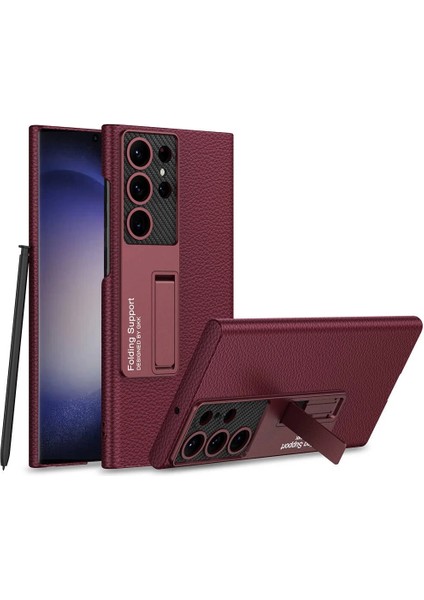 Galaxy S24 Ultra Kılıf Redclick Premium Kpt Standlı Kapak