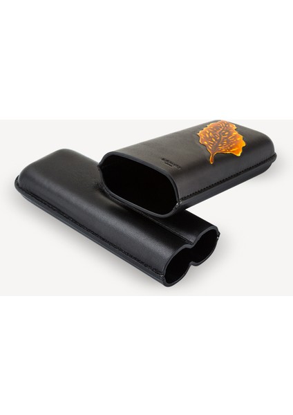 Yeni Deri Puro Kılıfı Siyah Leaf Desen 2li (60RING) modelleri