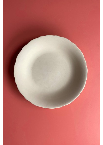 Yemek Tabağı - Seramik Bisküvi (Ham Ürün)
