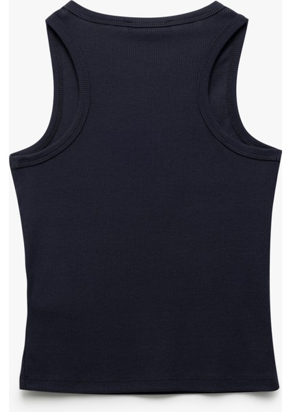 Kolsuz Bisiklet Yaka Viskon Karışımlı Basic Kadın Atlet fiyatları