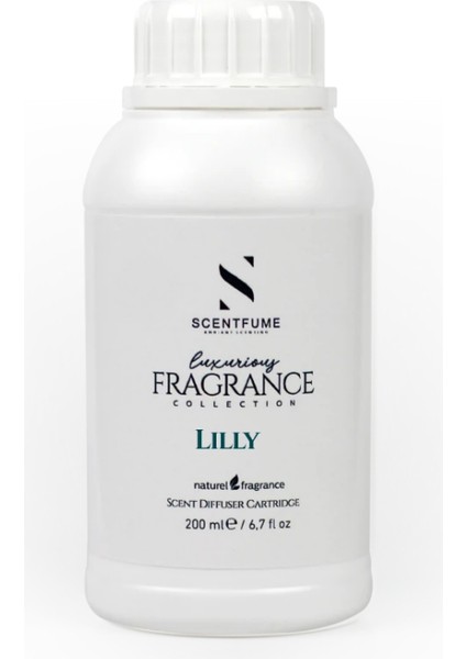 Lilly Koku Makinesi Kartuşu, Koku Makinesi Parfümü, Aromatik Koku Kartuşu, Difüzör Esansı, İmza Koku Esansiyel Yağ
