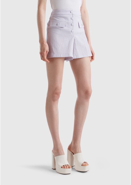 Kadın / Kız Kırmızı Şort (Model Kodu: 123P45B4D9011 )