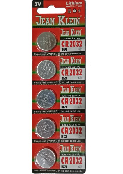 Baskül -Terazi Pili 5 Li Paket CR2032 - 3V (4767) - MCT9777-9891