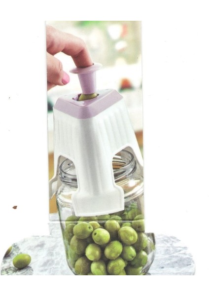Zeytin Çizme Aparatı - Kesme Makinesi - Parmaklık Hediyeli