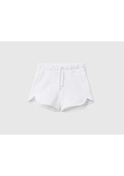 Kadın / Kız Beyaz Şort (Model Kodu: 224P3J70G900O )