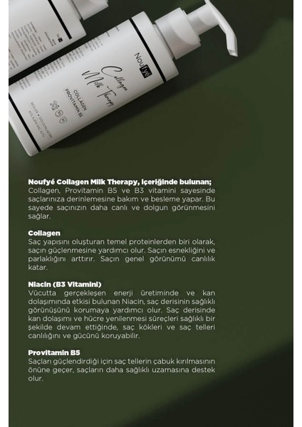 Collagen & Provitamin B5 Saç Sütü Kremi & Milk Therapy 100 ml fiyatları