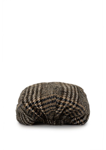 Erkek Tekstil Kahverengi London Şapka 524 1122 Sapka SK24-25 Khv Krl Dsnl modelleri