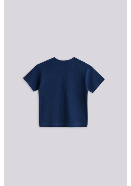 Bg Store Erkek Çocuk Lacivert Şort ve Tshirt Takımı