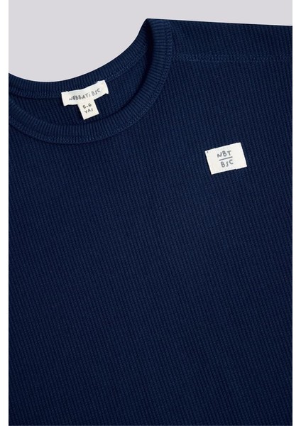 Bg Store Erkek Çocuk Lacivert Şort ve Tshirt Takımı