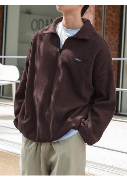 Erkek Polar Oversize Sweatshirt Polar Sweatshirt