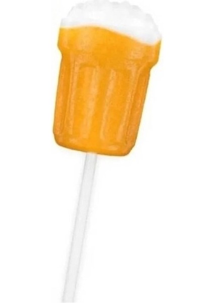 3D Fızzy Drinks Portakal Aromalı Lolipop Şeker 15 gr x 4 Adet