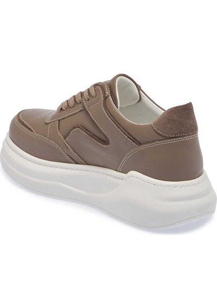 Vizon Hakiki Deri Kadın Sneaker - K24I1AY67491-A44 fırsatları